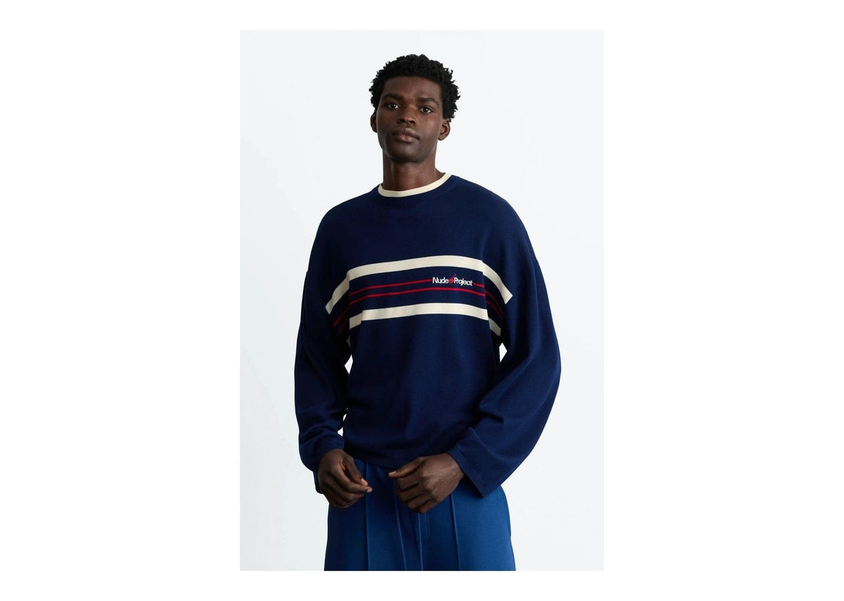 Nude Project Smith Knit Sweater Navy