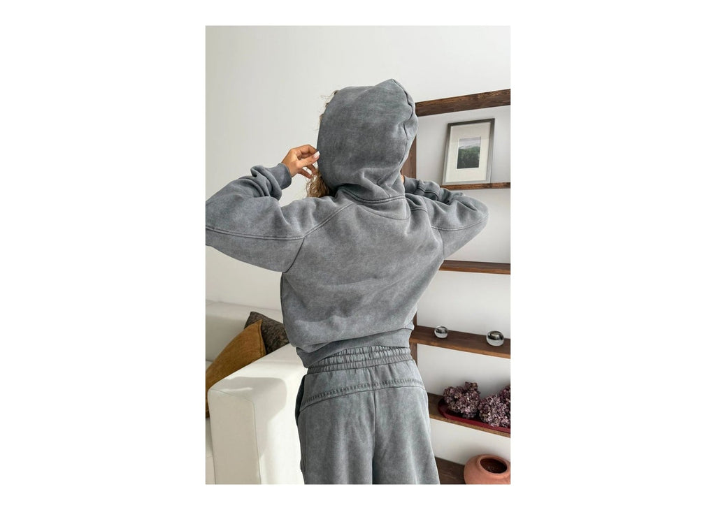 Nude Project Solid Hoodie Ash