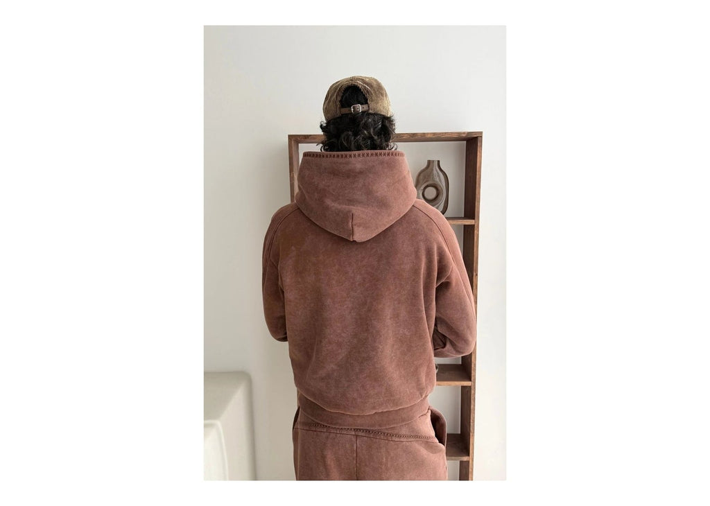 Nude Project Solid Hoodie Brown