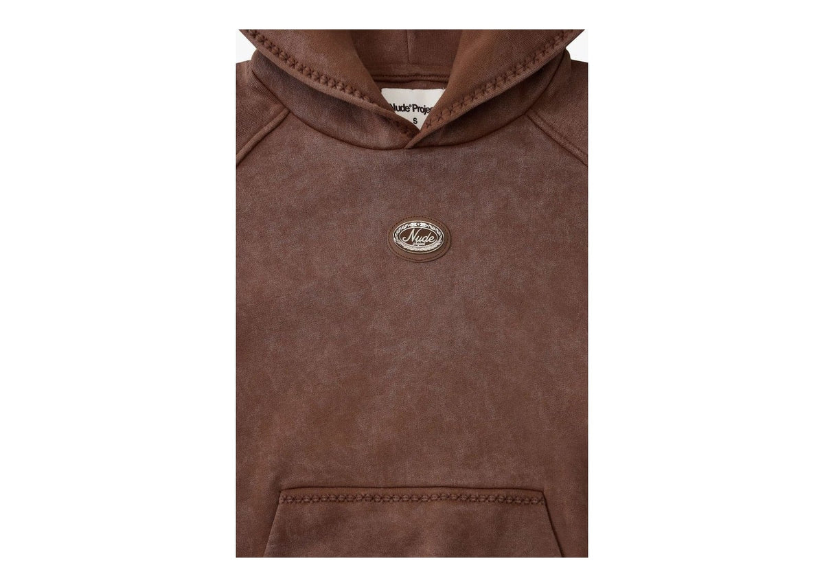 Nude Project Solid Hoodie Brown