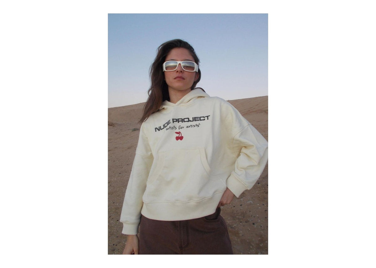 Nude Project Sport Hoodie Off-White