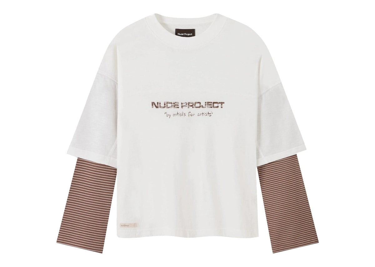 Nude Project Sport Long-Sleeve Tee Brown