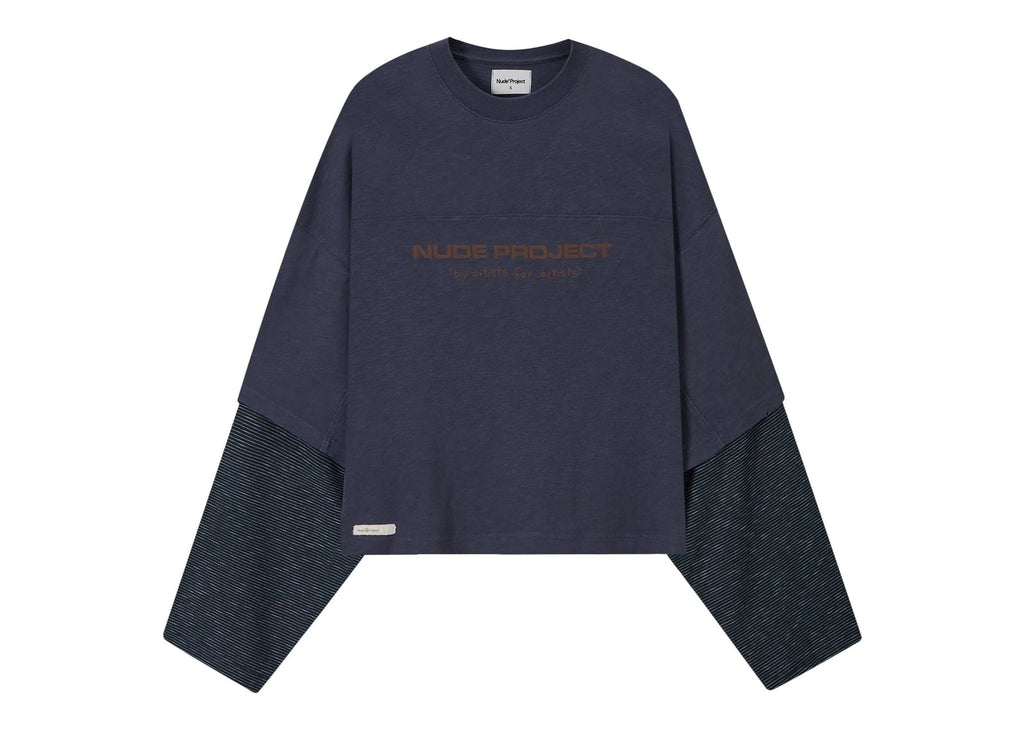 Nude Project Sport Long-Sleeve Tee Navy