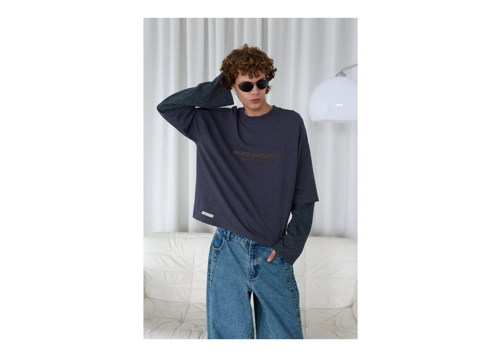 Nude Project Sport Long-Sleeve Tee Navy