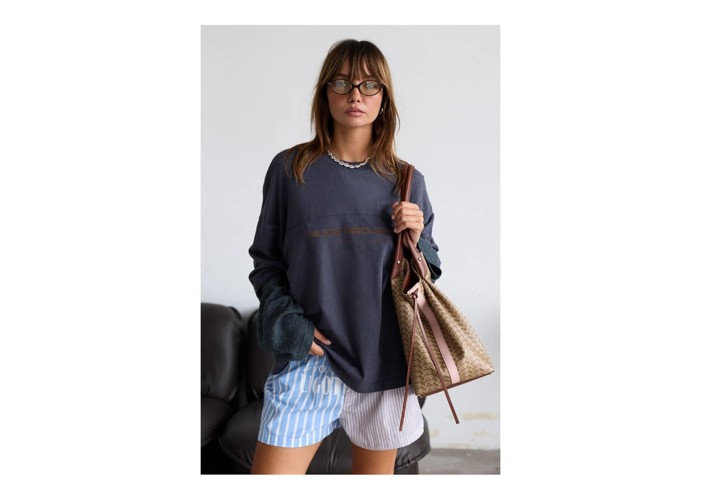 Nude Project Sport Long-Sleeve Tee Navy