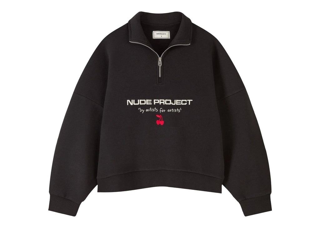 Nude Project Sport Quarter-Zip Black