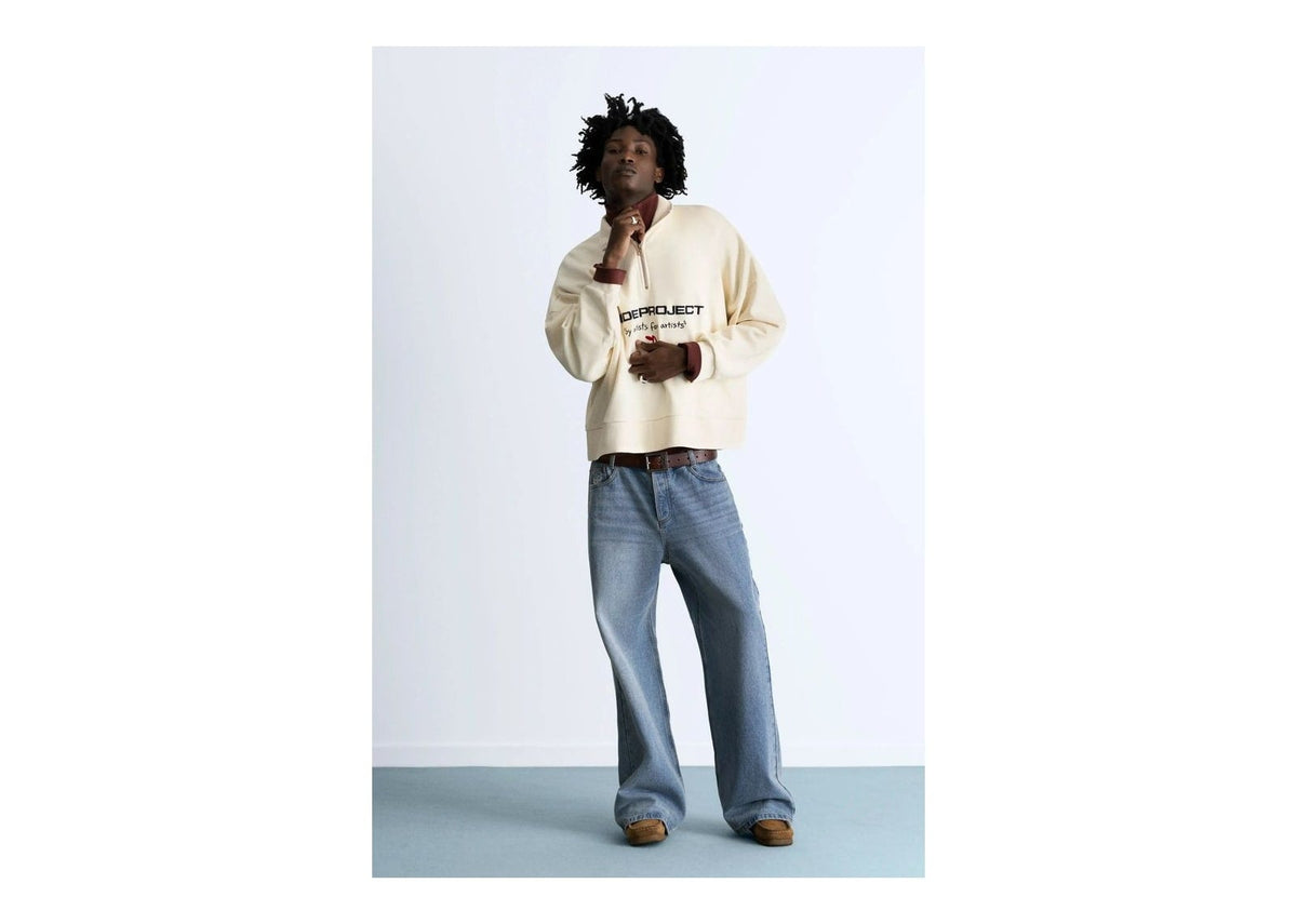 Nude Project Sport Quarter-Zip Marshmallow