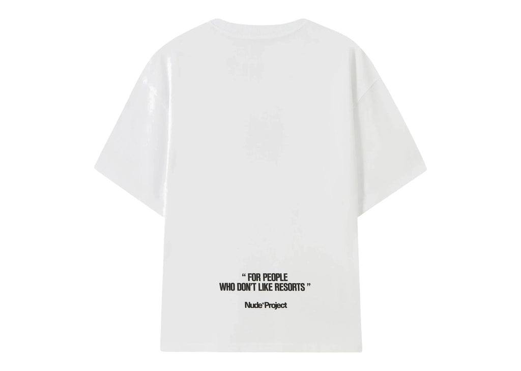 Nude Project Tan Lines Tee White