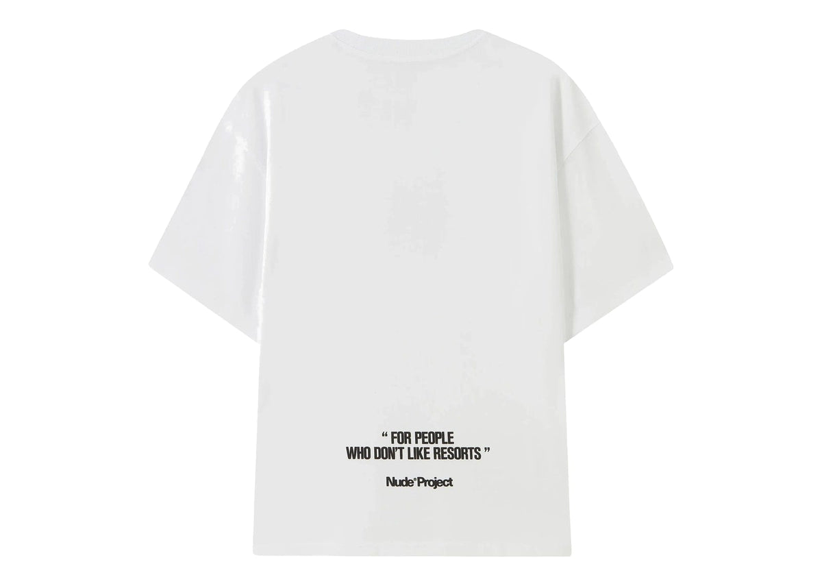 Nude Project Tan Lines Tee White