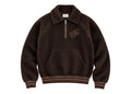 Nude Project Teddy Quarter-Zip Brown