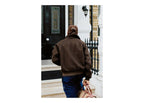 Nude Project Teddy Quarter-Zip Brown