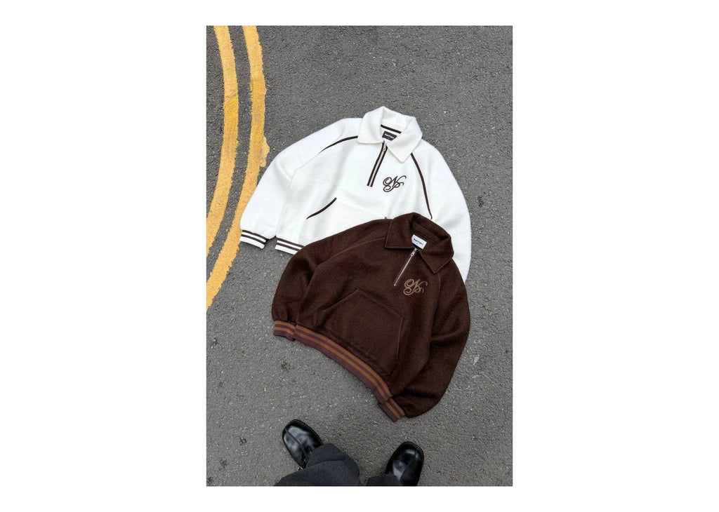 Nude Project Teddy Quarter-Zip Brown
