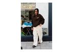 Nude Project Teddy Quarter-Zip Brown