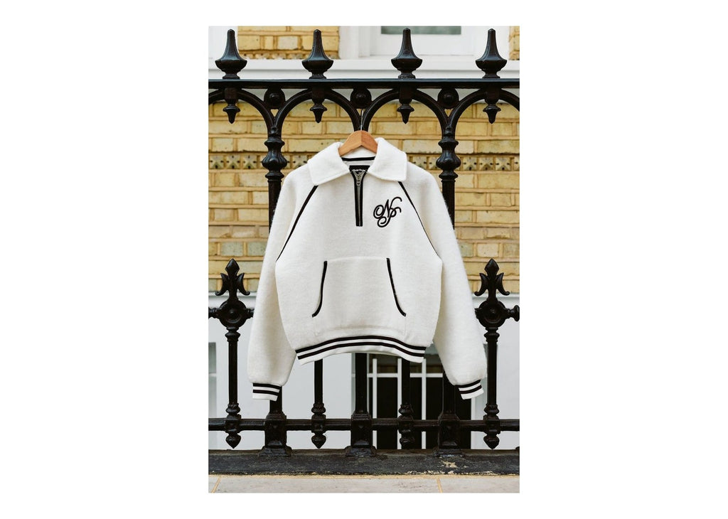 Nude Project Teddy Quarter-Zip Marshmallow