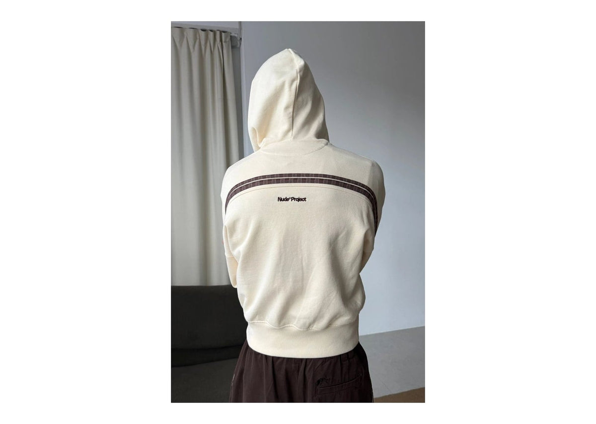 Nude Project The 404 Zip-Up Hoodie Ivory