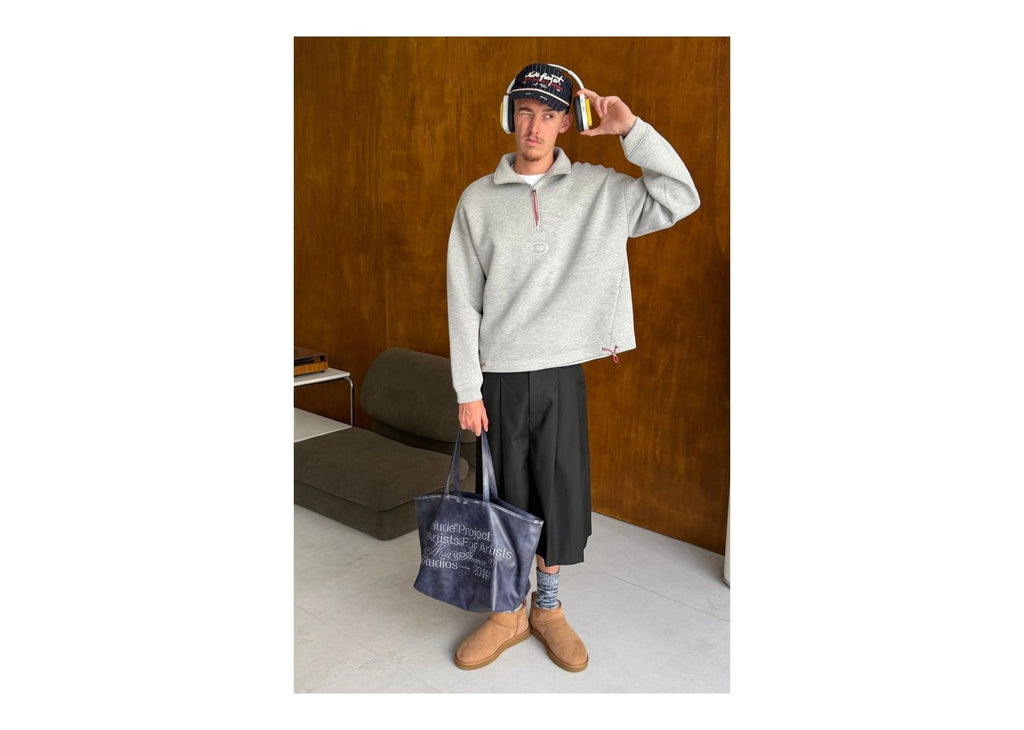Nude Project The Bonus Quarter-Zip Grey