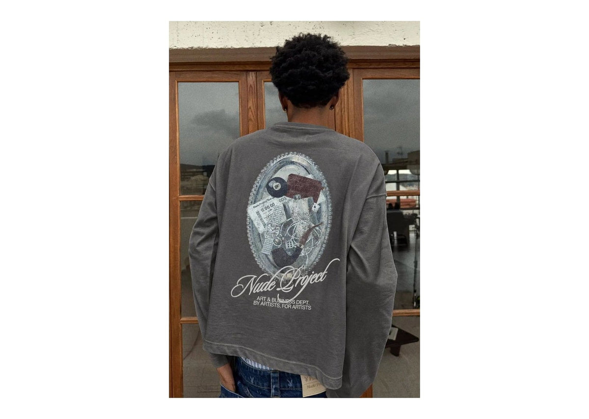 Nude Project The Conference Long-Sleeve Tee Ash