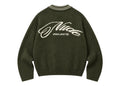 Nude Project The Consultant Quarter-Zip Knit Green