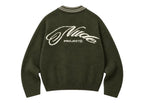 Nude Project The Consultant Quarter-Zip Knit Green
