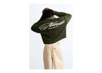Nude Project The Consultant Quarter-Zip Knit Green