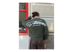 Nude Project The Consultant Quarter-Zip Knit Green