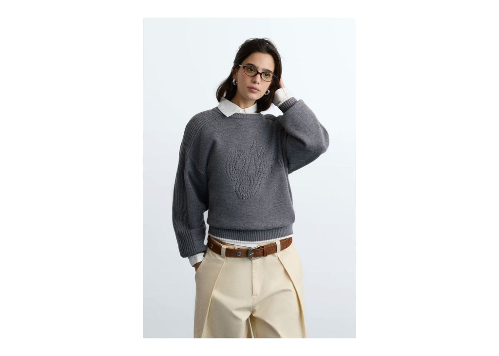 Nude Project The Employee of the Month Knit Sweater Ash