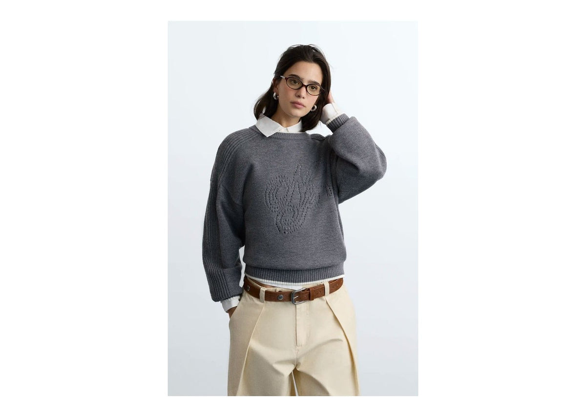 Nude Project The Employee of the Month Knit Sweater Ash