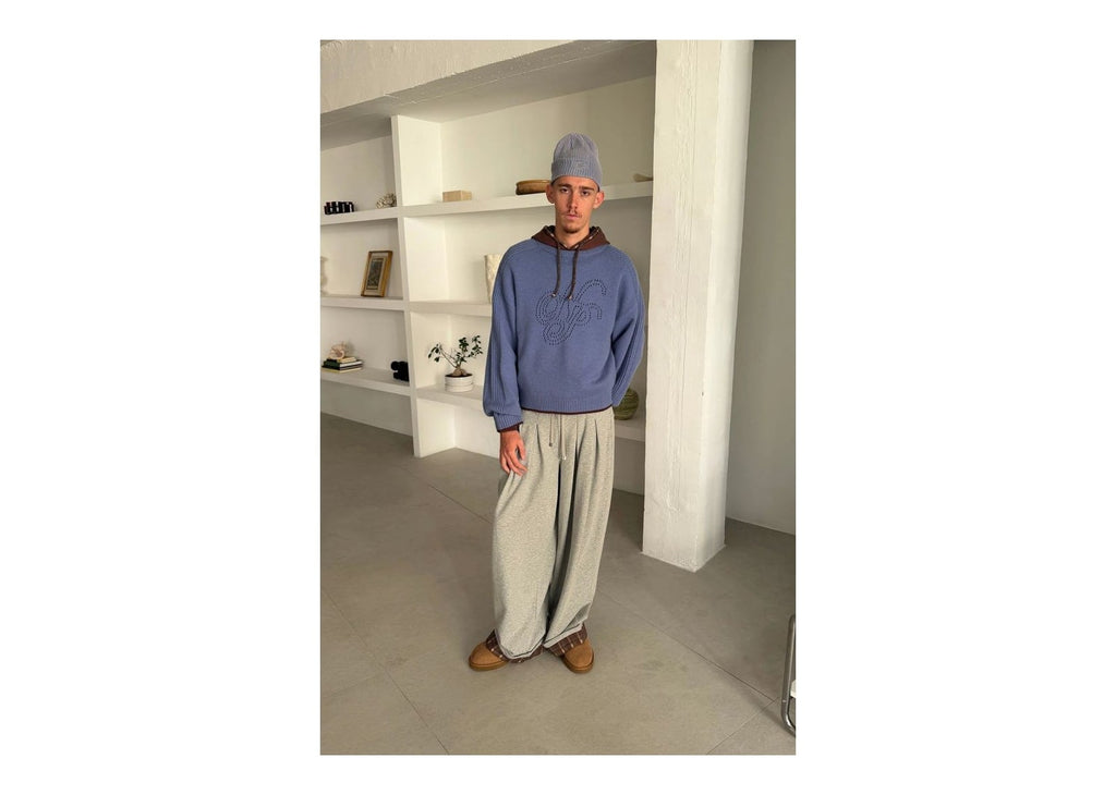 Nude Project The Employee of the Month Knit Sweater Blue
