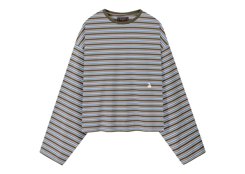 Nude Project The Networking Long-Sleeve Tee Light Blue