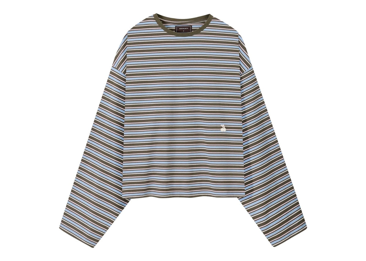 Nude Project The Networking Long-Sleeve Tee Light Blue