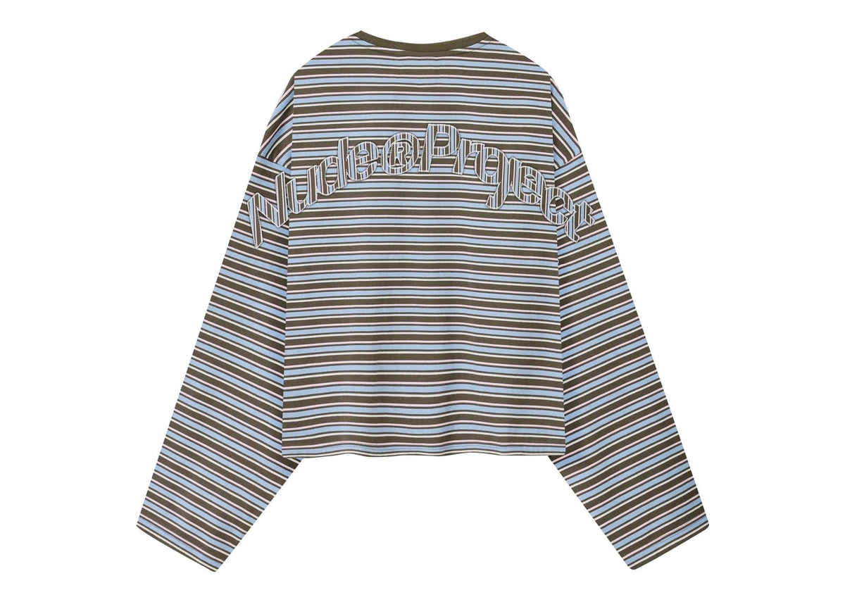 Nude Project The Networking Long-Sleeve Tee Light Blue