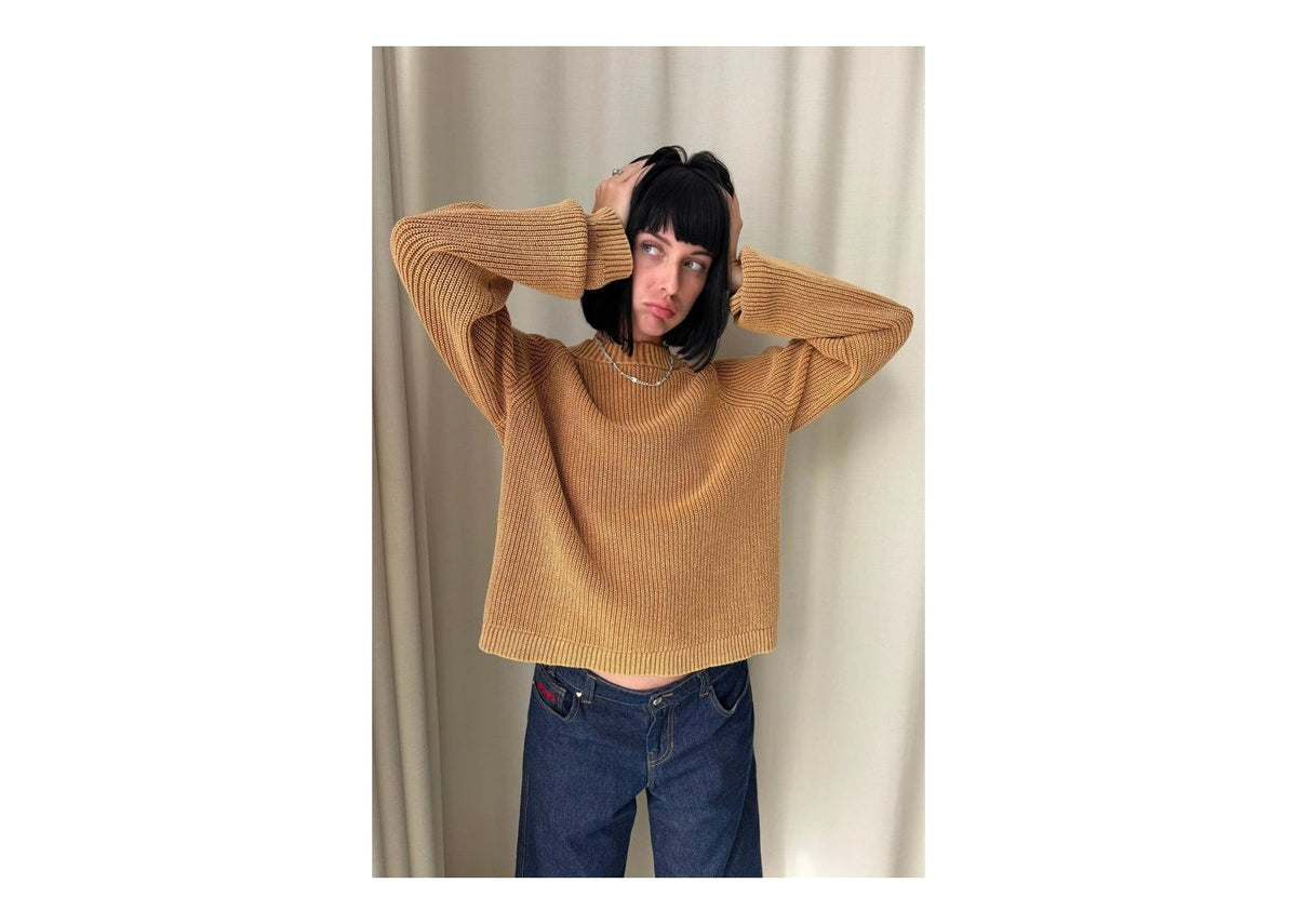 Nude Project The Promotion Knit Sweater Dark Orange