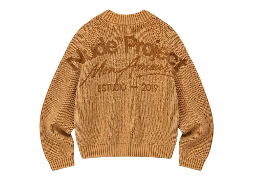 Nude Project The Promotion Knit Sweater Dark Orange