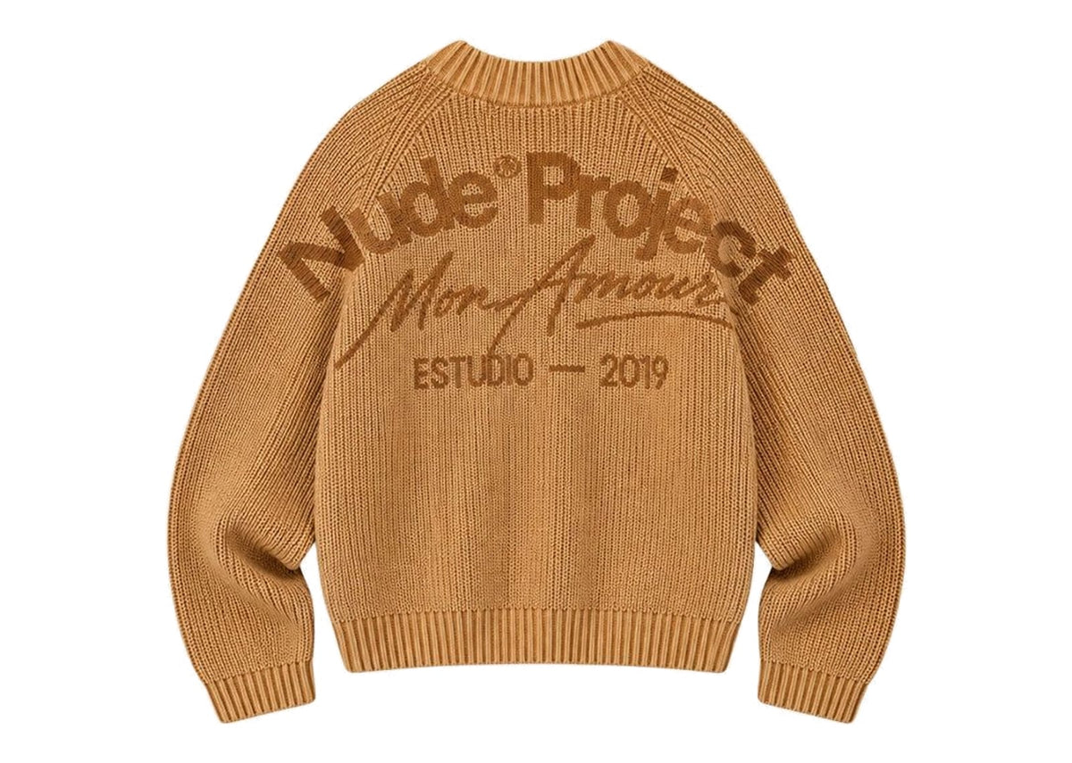 Nude Project The Promotion Knit Sweater Dark Orange