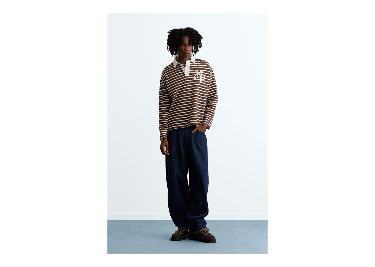 Nude Project The Side Hustle Polo Brown
