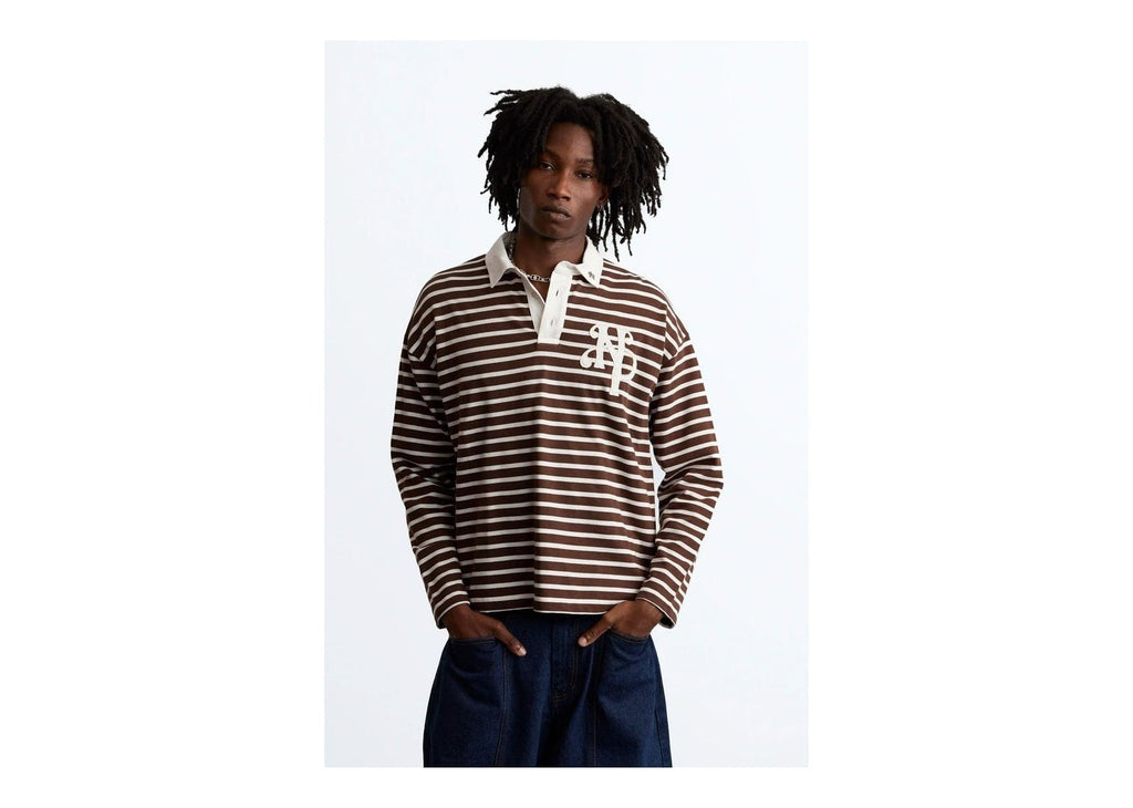 Nude Project The Side Hustle Polo Brown
