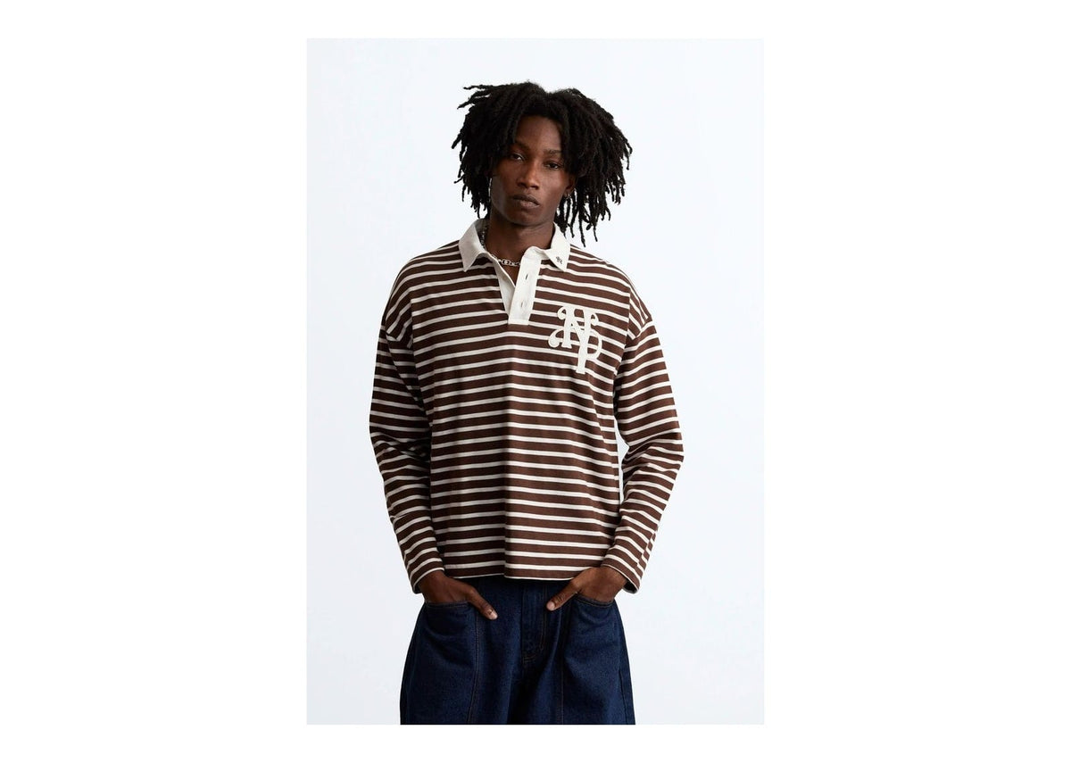 Nude Project The Side Hustle Polo Brown