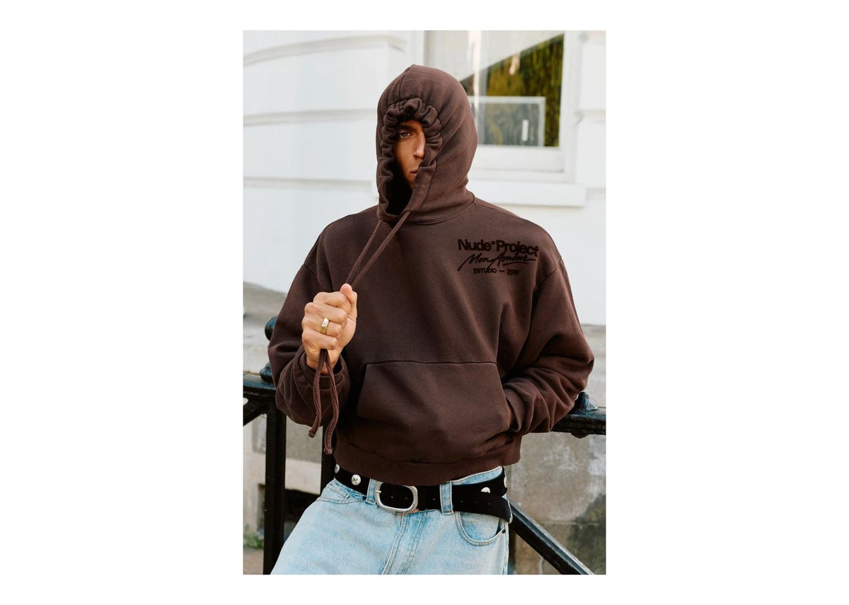 Nude Project Vortex Hoodie Brown