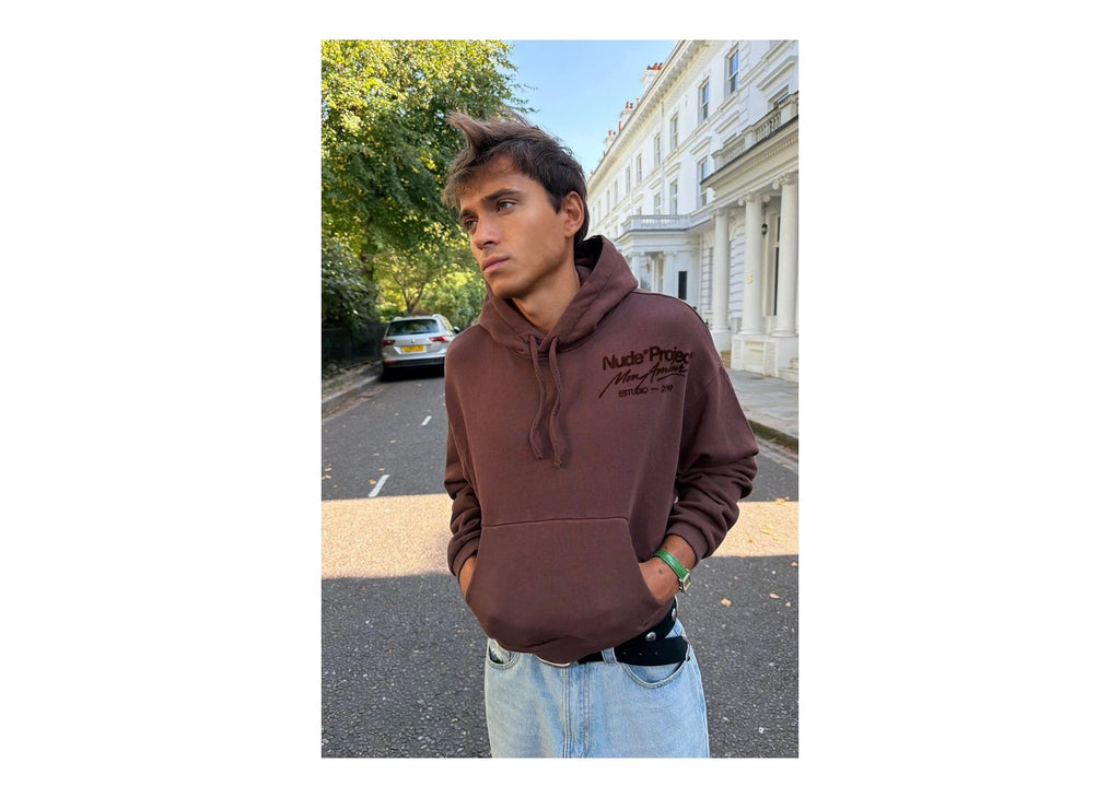 Nude Project Vortex Hoodie Brown