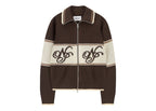 Nude Project Voyage Knit Zip-Up Cardigan Brown