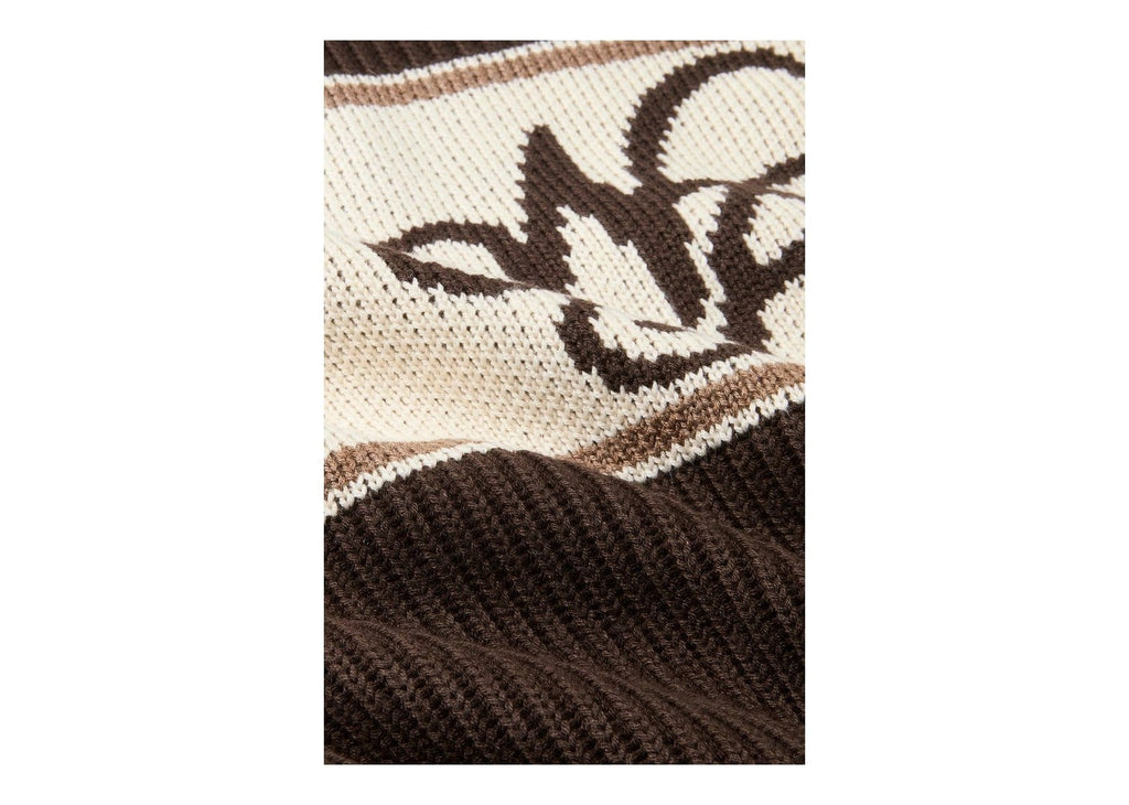 Nude Project Voyage Knit Zip-Up Cardigan Brown