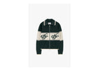Nude Project Voyage Knit Zip-Up Cardigan Green