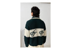 Nude Project Voyage Knit Zip-Up Cardigan Green