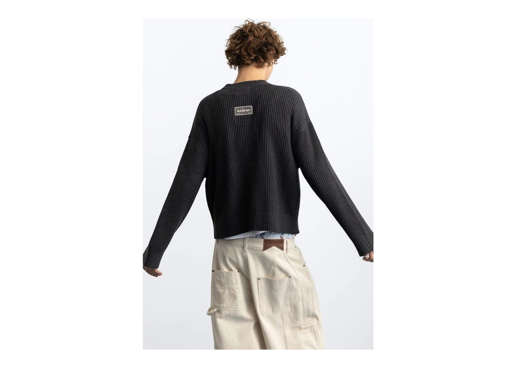 Nude Project Wavy Knit Sweater Ash