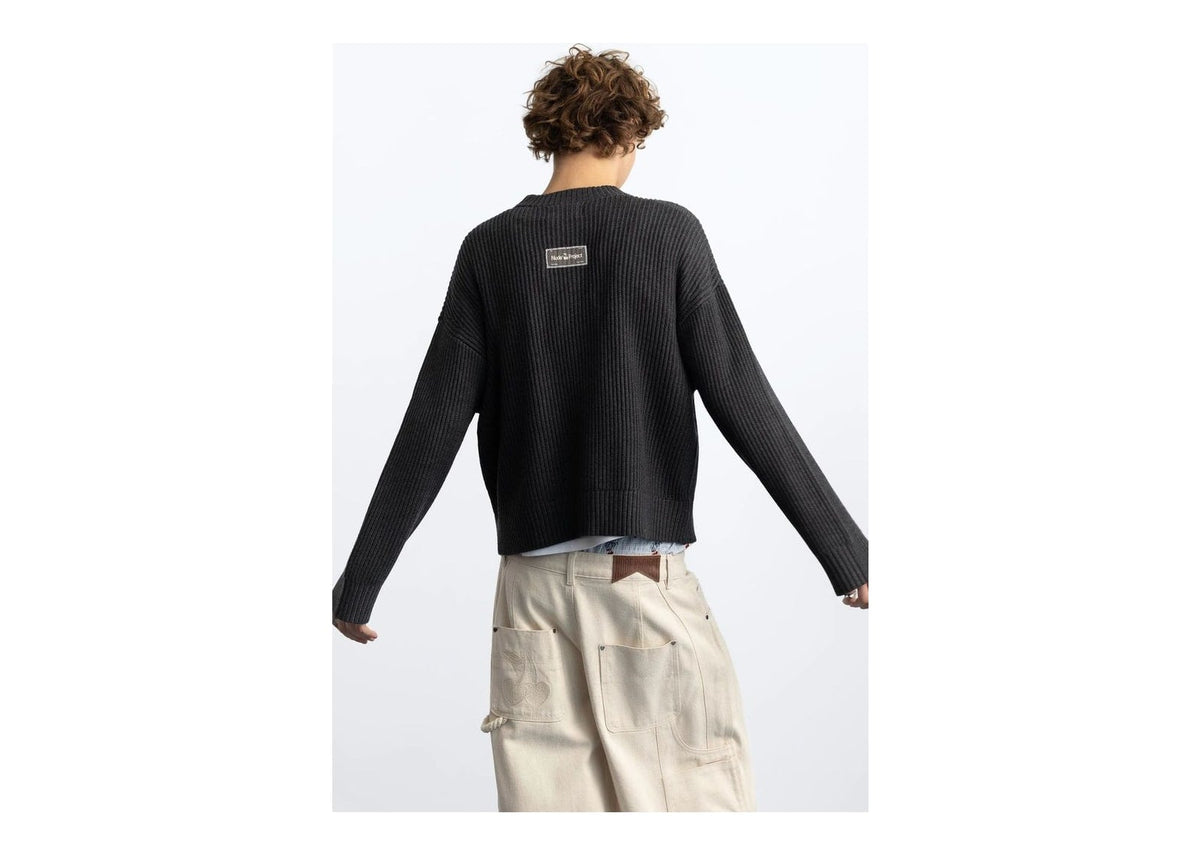 Nude Project Wavy Knit Sweater Ash