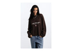 Nude Project Wavy Knit Sweater Brown