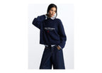 Nude Project Wavy Knit Sweater Navy