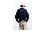 Nude Project Wavy Knit Sweater Navy