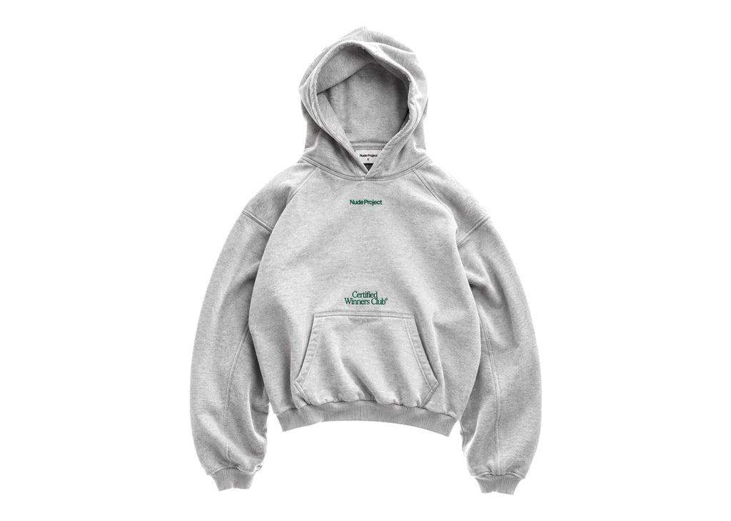 Nude Project Winner Hoodie Grey Melange