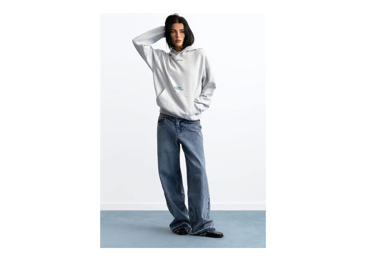 Nude Project Winner Hoodie Grey Melange